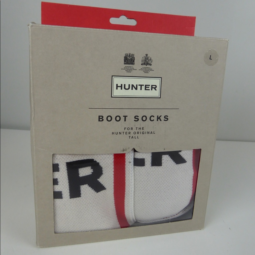 Hunter Original Tall Boot Socks Fleece Logo Cuff